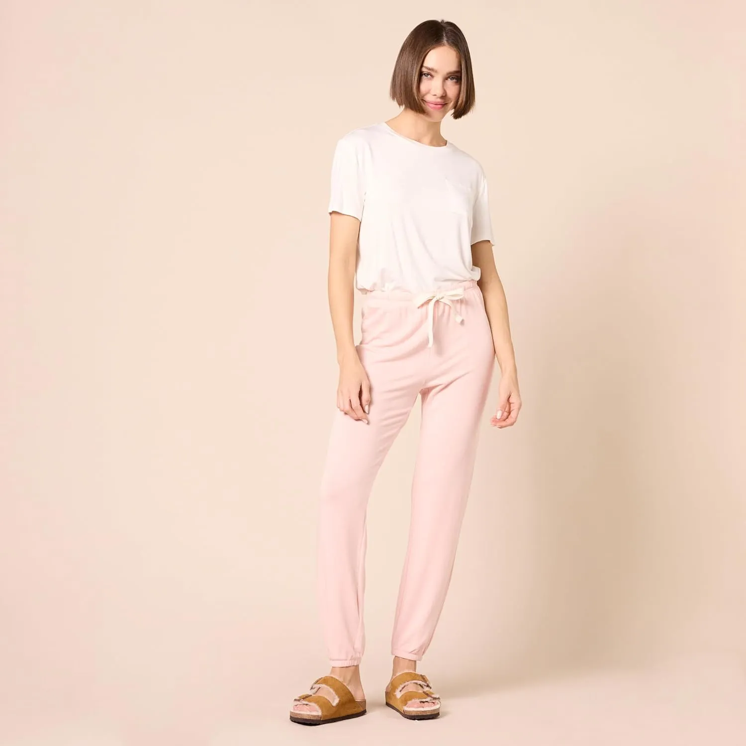 Amazon Essentials Women's Lightweight Lounge Terry Jogger Pajama Pant (Available in Plus Size)