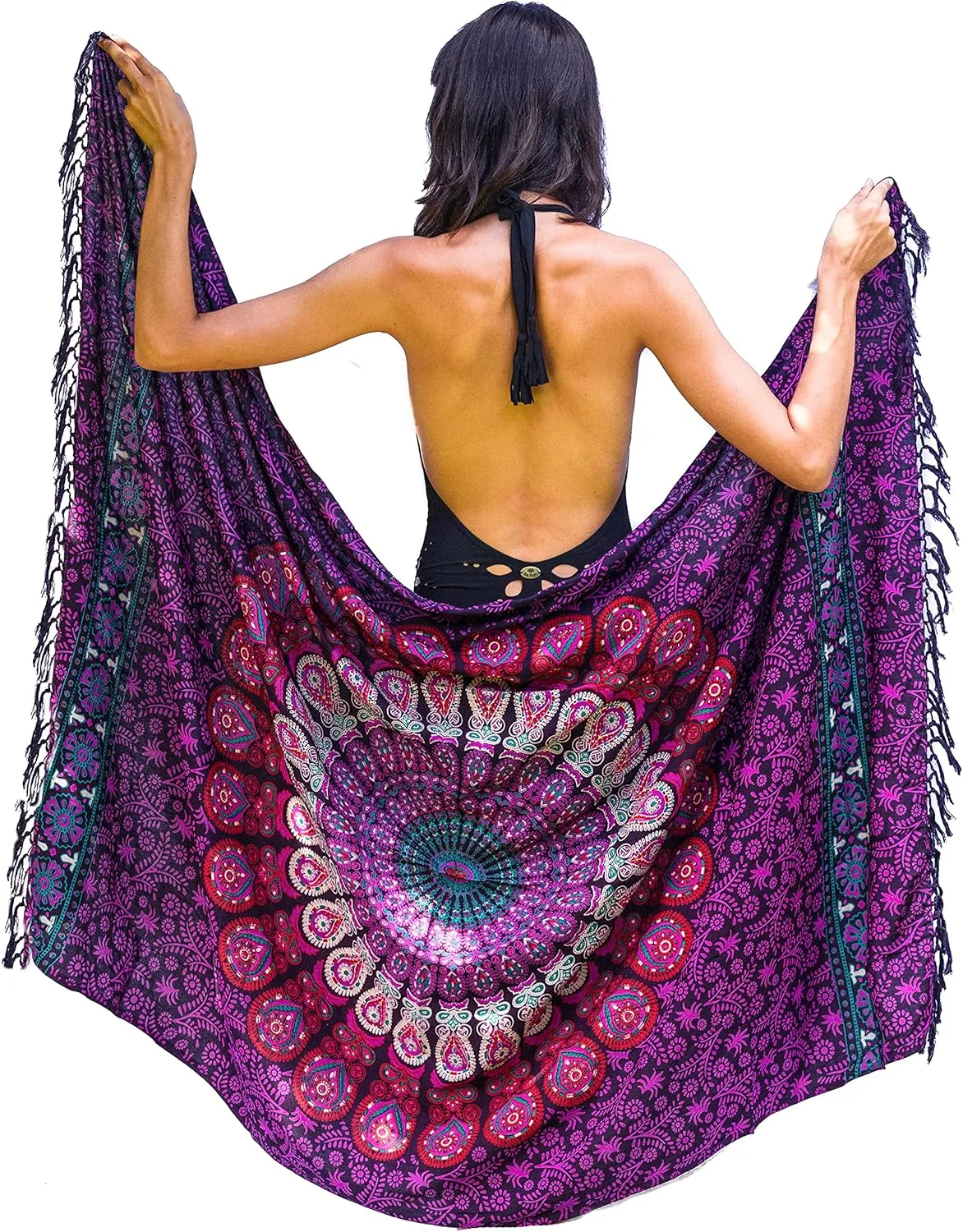 Boho Chic Pareo - Mandala Pareo - Bikini Swimsuit Cover Up - Beach Dress - Wrap