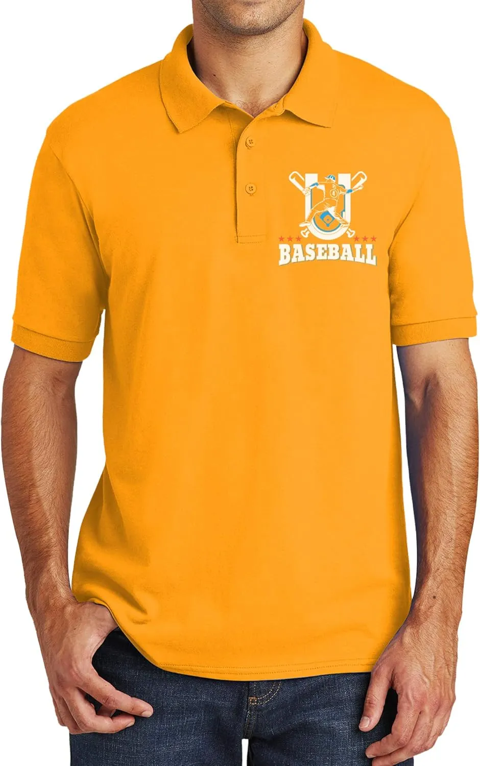 Custom Shirts Add Your Design Text Logo Photo for Men Personalized Polo T-Shirt