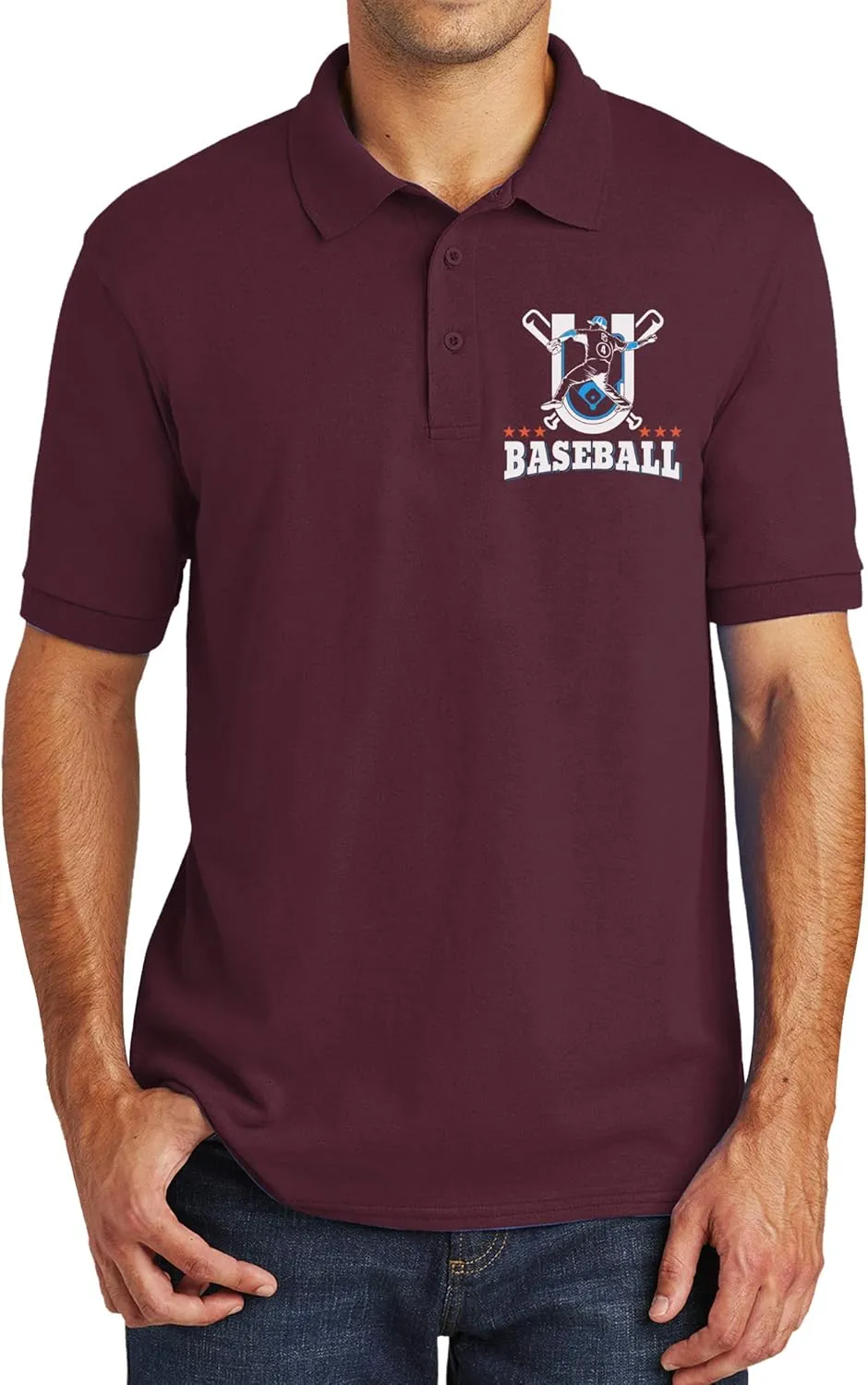 Custom Shirts Add Your Design Text Logo Photo for Men Personalized Polo T-Shirt
