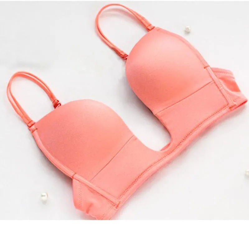 Deep U Backless Bra Push Up Bra Long Time Strapless Bra