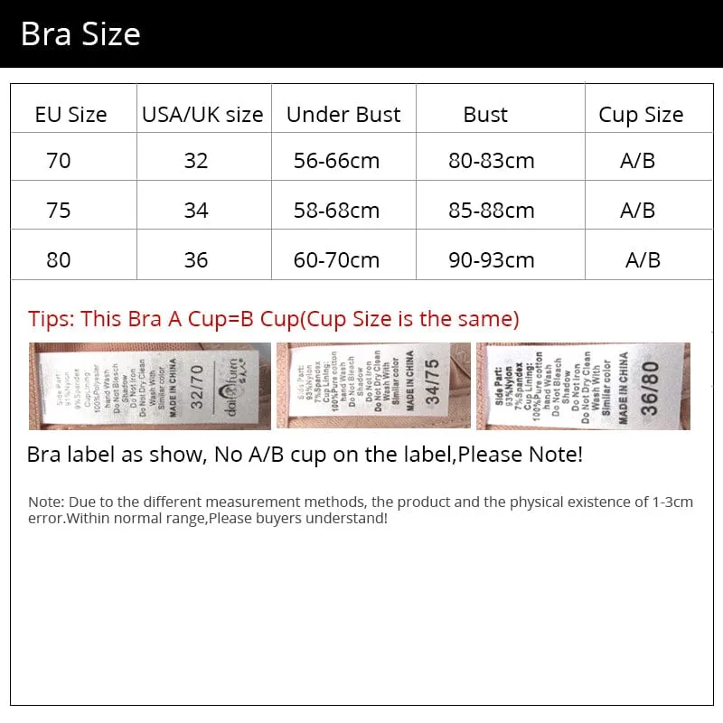 Deep U Backless Bra Push Up Bra Long Time Strapless Bra