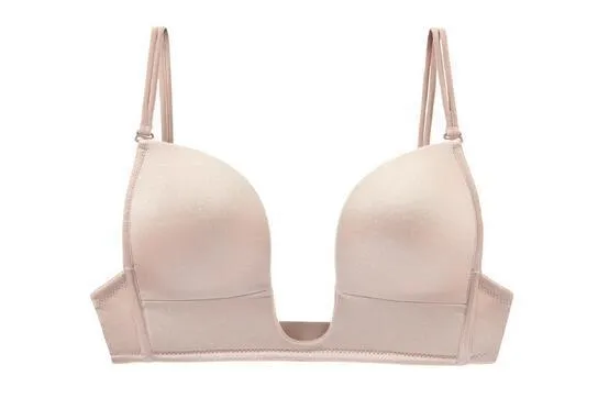 Deep U Backless Bra Push Up Bra Long Time Strapless Bra