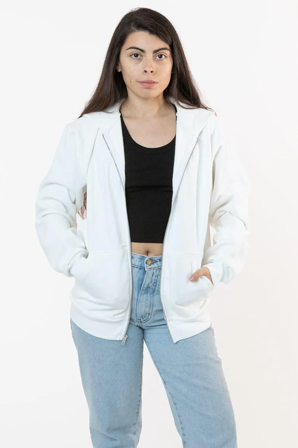 HF10 Heavy Fleece Zip-Up Hoodie - Premium Unisex Style, Warmth Comfort, USA Made