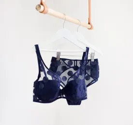 Spot detail plunge push up [Midnight]