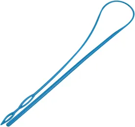 yuntop 1Pcs 23In Flexible Plastic Drawstring Threader Tool, Easy Threader Drawstring Replacement Tool for Jackets Swim Trunks Pants Sweatpants Shorts Hoodies (Blue)