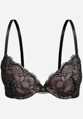 Zerah Lace Push Up Bra